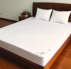 100% cotton single jersey waterproof mattress encasement