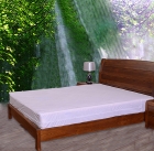 Knitted fabric waterproof mattress encasement