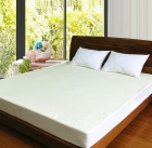 Yellow terry waterproof bedspread